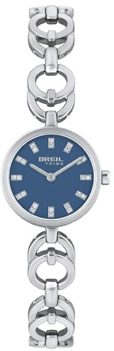 Breil Orologio DONNA LUNA quadrante MONO-COLORE BLU movimento SOLO TEMPO - 2 LANCETTE QUARZO e BRACCIALE ACCIAIO ARGENTO EW0554