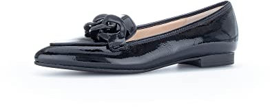 Gabor Damen Slipper, Frauen Slip On,Halbschuhe,Slides,Schlupfschuhe,schluepfschuhe,Loafer,College Schuhe,Businessschuhe,schwarz,40 EU / 6.5 UK