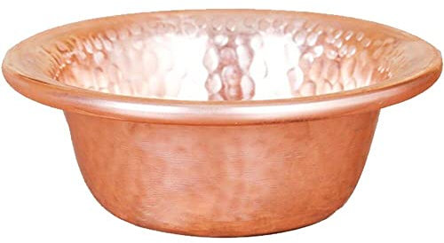 Wudaizhi Tazón Decorativo De Cobre Puro, Acabado Martillado Tazón De Cobre Puro para Nueces, Ensalada, Frutas, Cocina, Altar Al Altar