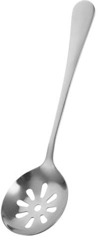 HOMSFOU Colander Dining Room Table Dining Table Tablespoon Perforated Spoons Slotted Spoon Reusable Serving Spoons Small Spoon Home Supply Kitchen Supply Household Products Stainless Steel