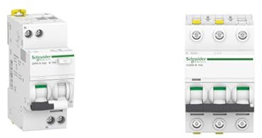 Schneider Electric FI LS IDPN N 1P+N 16A B 30MA TYP A, A9D56616 & Leitungsschutzchalter ACTI9 IC60N 3P 16A B, A9F03316