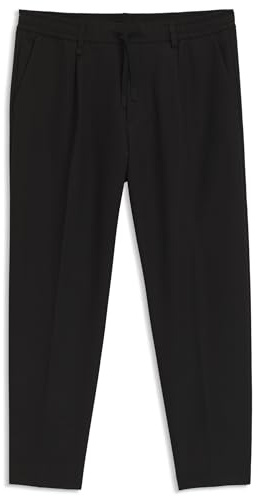BOSS Hommes T Convert-Pleat Pantalon Tapered en Tissu Stretch déperlant