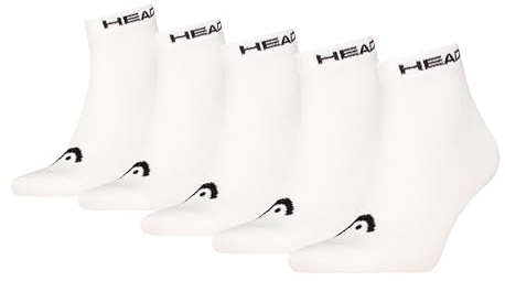 HEAD Unisex All Sports Quarter, White, 9-11 UK