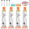 WAN2TLK No Clean Soldering Flux Paste 10 * 4ml - Precision Solder Flux for Electronics Soldering - Complete with Plunger & Dispensing Tip