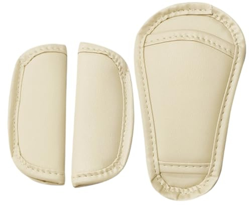 Cubras de correa para el asiento del cochecito para bebés de 3 piezas: correa para el hombro del bebé y almohadillas del arnés de la entrepierna | Soft cojines para cinturones de seguridad para niños