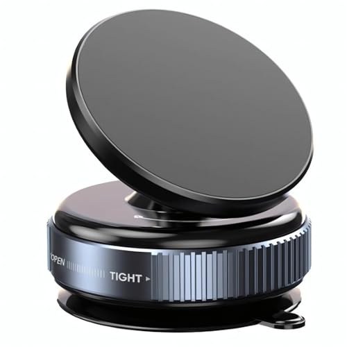 XXHUO Supporto Magnetico Cellulare Auto 360° Rotazione, Porta Telefono Auto Magnetico Magsafe, Include Disco Magnetico & Adesivo, Compatibile iPhone e Smartphone, Cruscotto & Superfici Lisce