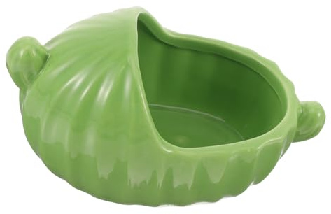 Toyvian Bañera De Cerámica para Hámster Diseño Forma De Hámster Resistente Al Desgaste Tamaño Pequeño Bañño Compacto para Uso Diario Doméstico Adecuado para Mascotas Pequeñas