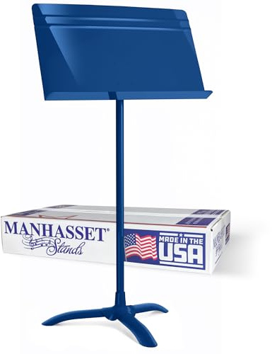 Manhasset 48 Blue Symphony Music Stand for Sheet Music