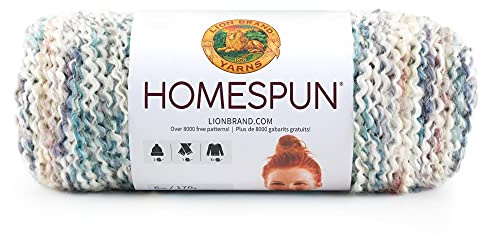 Lion Brand Yarn Homespun Yarn-Tudor, Acrylic Blend, 12.16 x 25.87 x 12.16 cm