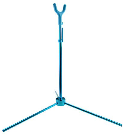 SHARROW Bogenschießen Bogenständer Faltbarer Recurvebogenständer Compoundbogenhalter Verwendung für Zielschießstände (Blau)