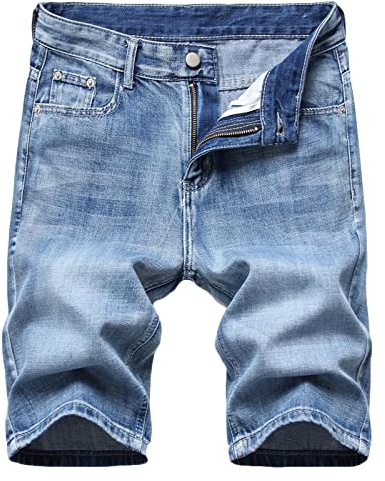 2023 Pantalones Corto Vaquero Hombre Verano Casual Moda Pantalones Mezclilla Roto Vintage Pants Jeans Deporte Jogging Pantalon Elástico Denim Fitness Chandal Hombre Pantalones Playa