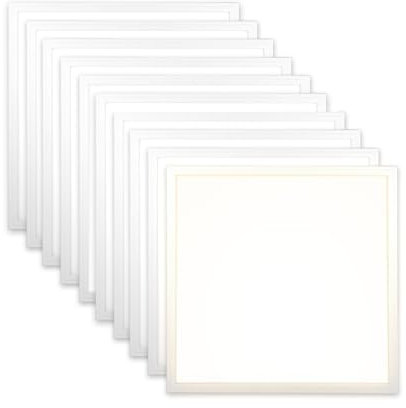 Xtend EcoLight 10x LED Panel 62x62 dimmbar Neutralweiß 4000K 40W Rasterleuchte 0-10V LED Deckenleuchte Ple2.2