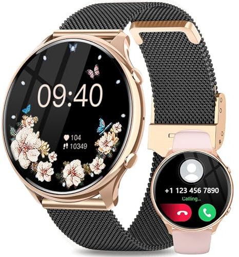 Fitonme Smart Watch for Men Women, 1.39“ Touch Smart Watches Answer/Make Calls, Smartwatch with Health Tracking/SpO2/Heart Rate/Sleep Monitor Outdoor Sports Step Counter for Android IOS
