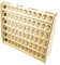 HobbyHold Farbregal Organizer mit 66 Löchern für Vallejo Farben - Holz Farbständer Modellbau - Farbständer 26mm - Paint rack Organisator - Wandmontiertes Holz-Bastel-Farbregal – Bastel-Farbhalter Rack
