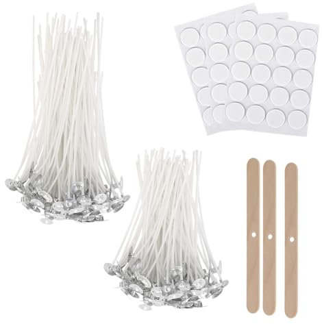 Kerzendochte für Kerzen, Kerzen Docht Set 5/10 cm,dochte für Kerzen 60 Stück Candle Wick für Kerzen selber Machen Candle DIY (Kerzendocht Set 5/10 cm)