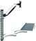 HFTEK - FY02CWS - Monitor Halter Wandhalterung für Bildschirme von 13-27 Zoll mit VESA 75/100 - Tastaturhalter