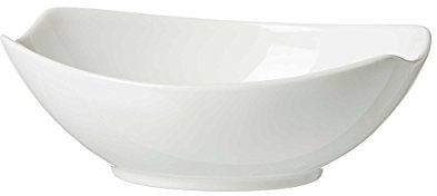 Ritzenhoff & Breker Alba Schale, Schälchen, Schüssel, Dessertschale, Porzellan, Weiß, Ø 16 cm, 581553