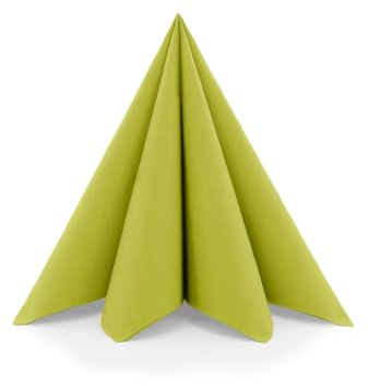 Sovie HOME Serviette in KIWI aus Linclass Airlaid, 40 x 40cm, 1/4 Falz, 12 Stück, hochwertige stoffähnliche Einwegservietten für Dinner, Feier, Event
