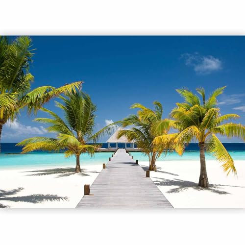 murando Photo Wallpaper Beach and Sea 250x175 cm / 98.4 x 68.9