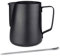 Emsmil Lattiera Latte Art 350ml Professionale Decor Nera Acciaio Inox Piccola Lattiere Bricco con Marchio di Misurazione e caffè Latte Art Pen per Cappuccino da Barista Espresso Making
