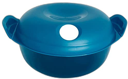 Tupperware Mikrowelle Mikro-Fix 1,5 L türkis rund I52 Dose Micro Mikro Microwelle