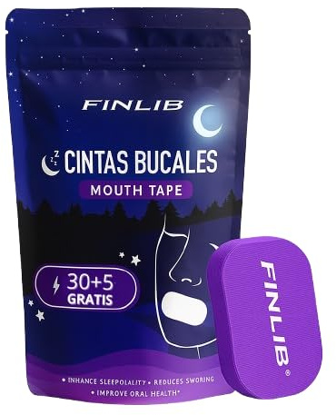 Bande buccale pour dormir 30 + 5 bandes anti-ronflement nasal Decansa meilleur bouchon buccal pour dormir
