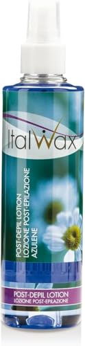 Italwax Loción Post-depilatoria - 250ml – Sin aceite - Hidrata y elimina los residuos de cera