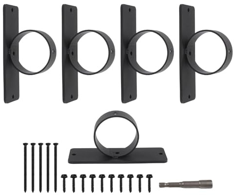 QOXEZY Lot de 5 supports d'ancrage de corde en acier inoxydable 304 pour clôture extérieure, quai et pour applications de corde à anneaux