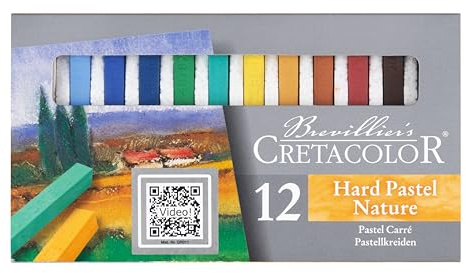 Cretacolor - Pastels Nature with 12 Natural Shades in Cardboard Case