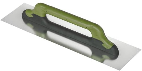 Colorus Profi Schweizer Aufziehkelle 48 x 13 cm | Extra Breite Glättkelle Edelstahl Rostfrei | Flächenspachtel Mit 2K Soft Griff | Spachtel Trockenbau | Kelle Maurer Werkzeug