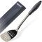 Deiss LUX Kitchen Grill Spatula Stainless Steel Heavy Duty Slotted Turner - 14.4 Metal Spatula for Cooking, Grilling Spatula, Easy Grip Handle, Slotted Design, Easy to Clean (Titanium)