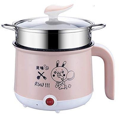 RajoNN Machine de Cuisson électrique Multifonction Simple Double Couche Disponible marmite Multi cuiseur à Riz électrique poêle antiadhésive