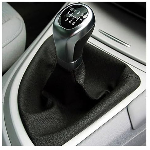 Gear Knob For BMW 1 Series E81 E87 E87 E88 E82 Car Gear Shift Knob 5 6 Speed Manual Handle Lever Stick With Gaiter Boot Gear Stick Knob(6 Speed)