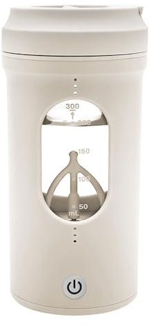 Selbstrührende Tasse, 300 ml Elektrischer Automatischer Kaffeebecher, Selbstrührender Kaffeetasse mit Deckel für Kaffee, Milch, Tee, Proteinpulver