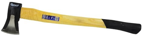 BSD Ascia da Spacco Premium in Legno - 1 kg, Lama di Precisione e Impugnatura Ergonomica per un'Efficienza Ottimale nella Lavorazione del Legno.