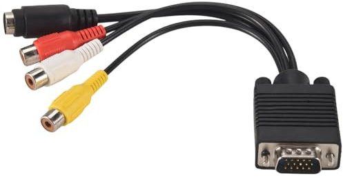 Orolotay VGA Adapter to TV S-Video Out Cable for PC Video