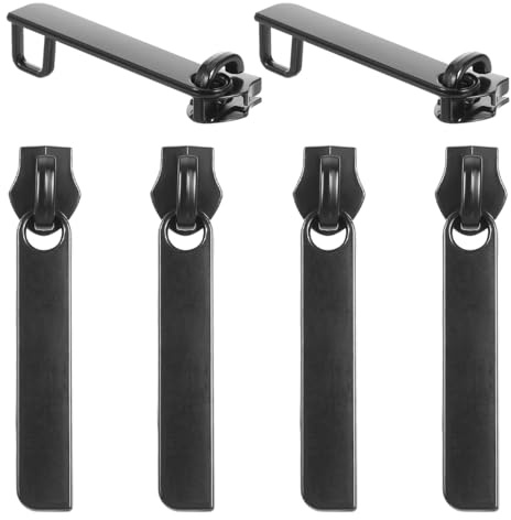 EXCEART 6 Pièces Curseur Métal pour Fermeture Éclair