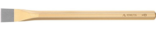 Rennsteig 350 400 1 Octagonal Masonry Chisel, 0 V, Gold/Silver, 400 x 20 mm