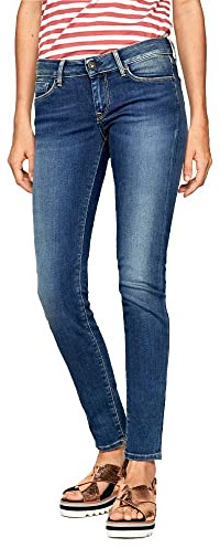 Pepe Jeans Soho Slim Fit Mid Waist Pants Femme
