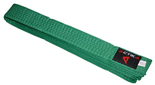 ACTIKA Budogürtel Karate Judo Taekwondo Kampfsport Ju-Jutsu Karategürtel (Grün, 240)