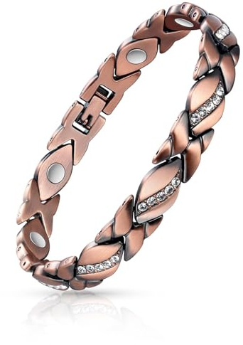 Bracciale Donna Rame Bracciale, Donna Bracciale, Magnetico Gioielli Femminile 40, Rame
