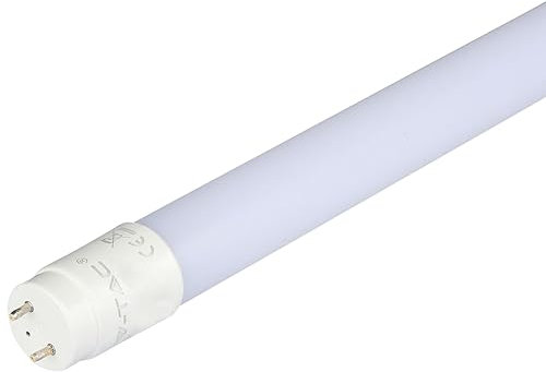 V-TAC VT-6072 9W T8 LED PLASTIC TUBE NON ROTATABLE-60CM COLORCODE:3000K G13