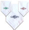 Bentini Herren Taschentuch mit edlem Monogramm | Stofftaschentuch | Personalisiert bestickt | Individuelle Geschenkidee für Herren | 41x41cm