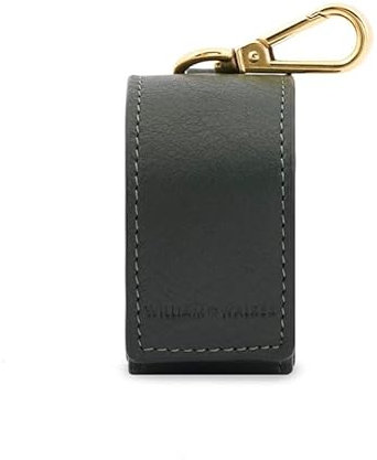 William Walker - Hochwertiger Kotbeutelspender aus echtem Rindsleder - Maximal robust, langlebig und pflegeleicht - Für kleine, mittlere und große Hunde - Besonders einfache Bedienung