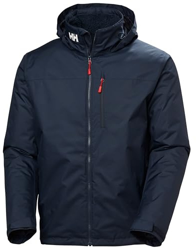Helly Hansen Herr Crew Hooded Midlayer Vattentät Jacka Vindtät Andas Isolerad Seglingsrock