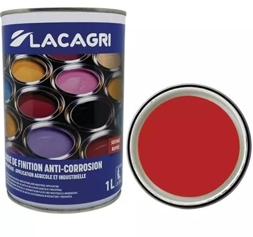 Lacagri Peinture antirouille 3 en 1 Couche de finition et apprêt Rouge KUHN LA 5043