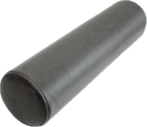 JORTUIO Cuscino Cilindrico Multifunzionale - Memory Foam, Supporto Lombare, Cervicale & Gambe Ergonomico - Fodera Rimovibile Lavabile(Gray,15cmx70cm)
