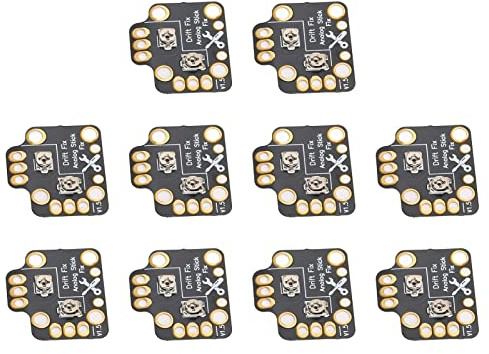 Hamwesh Scheda di Riparazione Deriva, 10 Pezzi Mod Correzione Deriva Stick Analogico, Scheda di Riparazione Joystick Gamepad con Regolazione della Calibrazione per Controller Series S/X