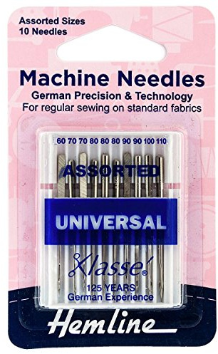 Hemline Sewing Machine Needles Size: Assorted Sizes