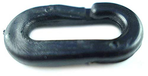 10 STÜCK KETTENGLIED VERBINDUNGSGLIED Schwarz FÜR 6 MM KUNSTSTOFFKETTE